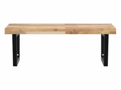 Clearance Estante de lavabo de pared acero y madera maciza de acacia Estantería Sobre Inodoro