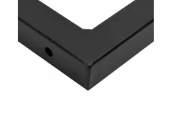 Clearance Estante de lavabo de pared de acero y madera maciza de haya Estantería Sobre Inodoro