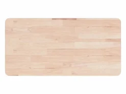 Sale vidaxl Estante de lavabo de pared de acero y madera maciza de roble Marru00f3n