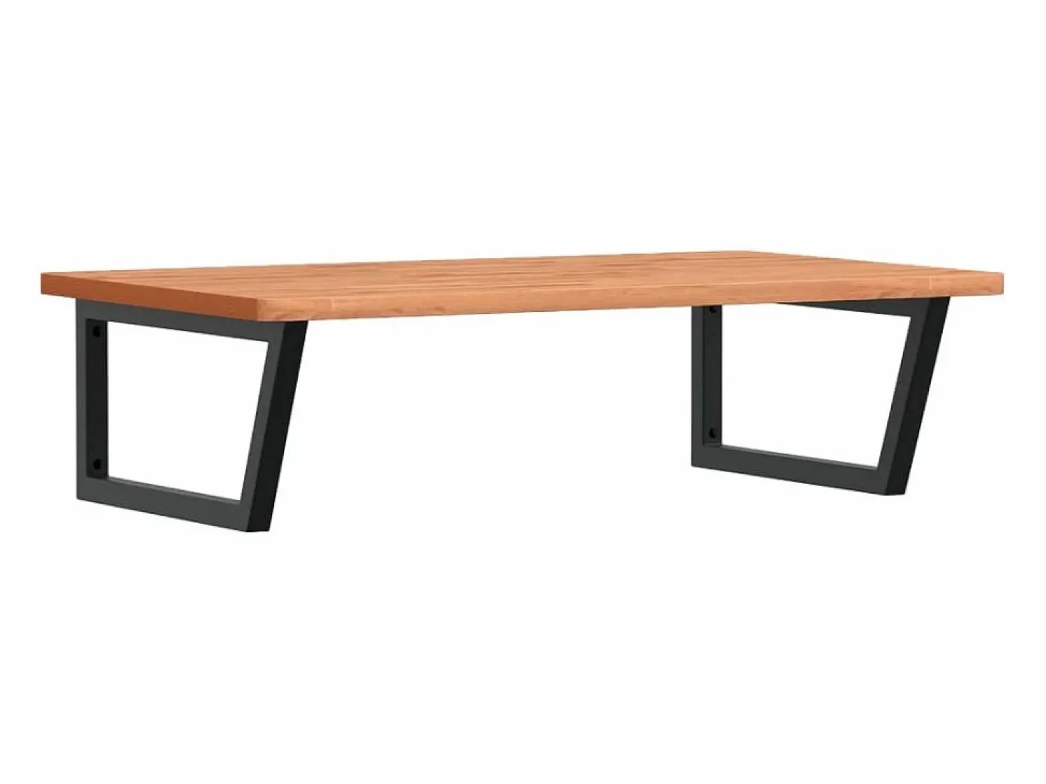 Online Estante de lavabo de pared de acero y madera maciza de haya Estantería Sobre Inodoro