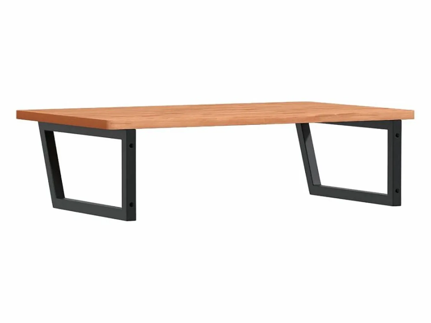 Online Estante de lavabo de pared de acero y madera maciza de haya Estantería Sobre Inodoro
