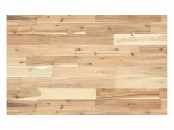 vidaxl Estante de lavabo de pared acero y madera maciza de acacia