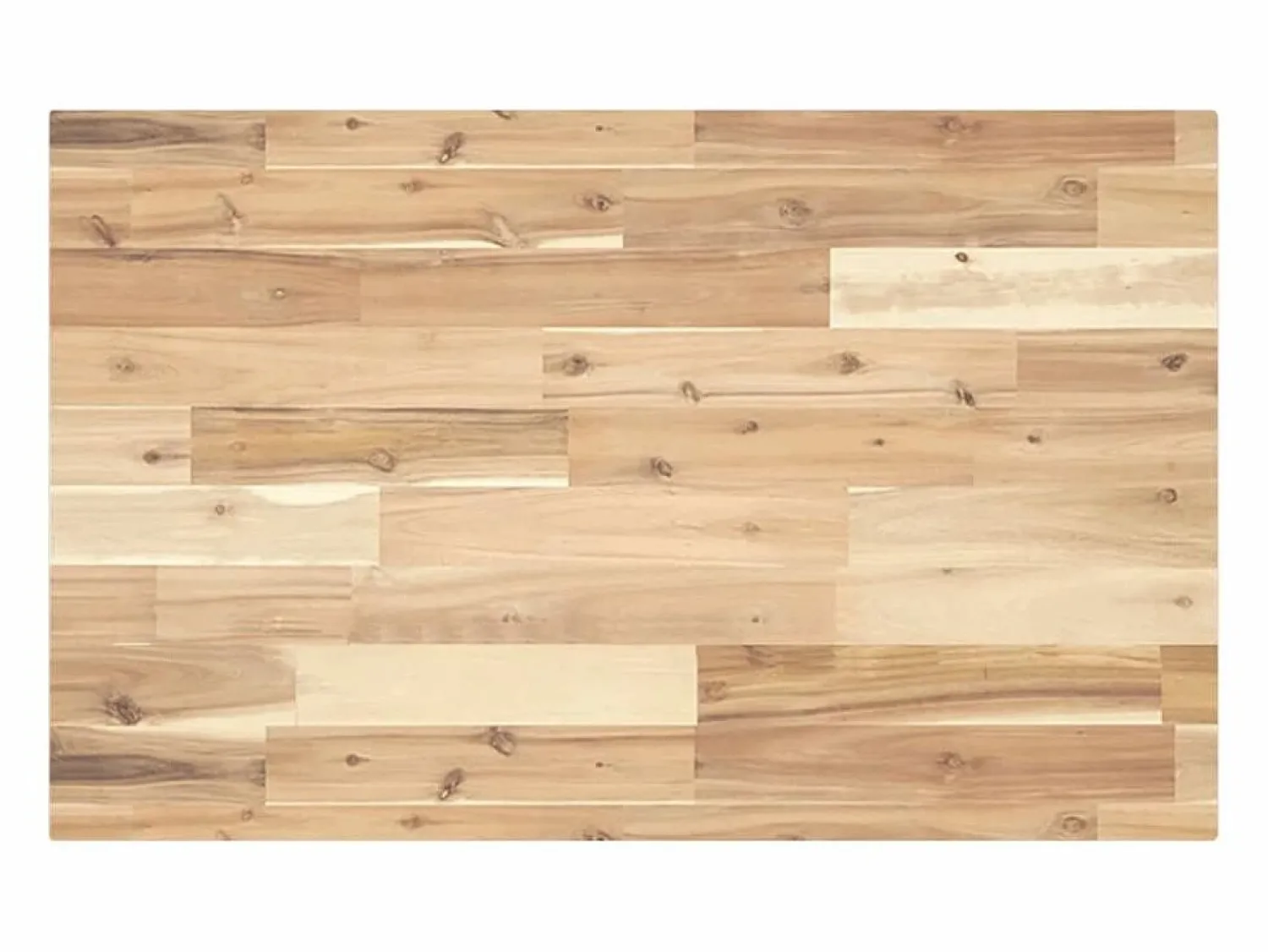 vidaxl Estante de lavabo de pared acero y madera maciza de acacia