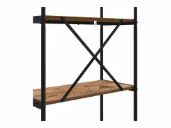 Clicnbuy Estante de libros Madera vieja 60 x 30 x 183 cm
