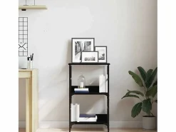 Hot Clicnbuy Estante de libros Roble 50x33x188.5cm Negro