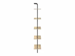 Outlet Clicnbuy Estante de libros Roble Sonoma 60 x 24 x 168 cm Marru00f3n