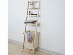 Clearance MCW Estante escalera -B59 Cesto para ropa sucia Marru00f3n / Beige