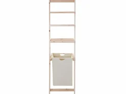 Clearance MCW Estante escalera -B59 Cesto para ropa sucia Marru00f3n / Beige