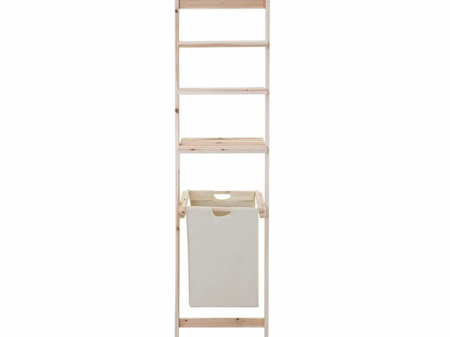 Clearance MCW Estante escalera -B59 Cesto para ropa sucia Marru00f3n / Beige