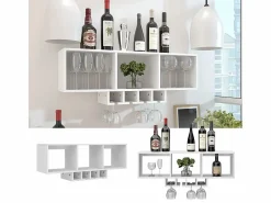 Vicco Estante para copas de vino 90x32.5x22 vin