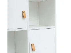 Hot Estantería Anzio Blanca c/ 4 Puertas y 4 Estantes Estantería