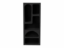 Best Vente-unique Estantería con 5 estantes estilo contemporáneo - - LUELA Negro
