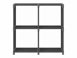 Hot Estantería de 4 cubos de tela 69x30x72,5 cm Estantería