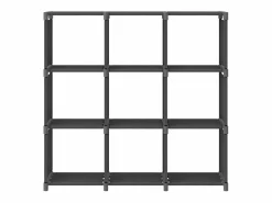 Outlet Estantería de 9 cubos de tela 103x30x107,5 cm Estantería