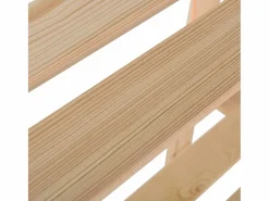 Sale Estantería de 3 niveles madera pino maciza 60x28,5x90 cm ES741002 Marru00f3n
