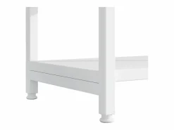 Merax Estantería de almacenaje moderna de estilo minimalista - 160 x 30 x 180 cm - MDF + metal -