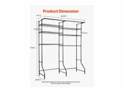 Hot Estantería de Almacenamiento SucceBuy, para Lavadora y Secadora, 6 Niveles, Mueble Para Lavadora