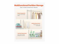 Clearance Estantería de Almacenamiento SucceBuy, para Lavadora y Secadora, 6 Niveles, Blanca Mueble Para Lavadora