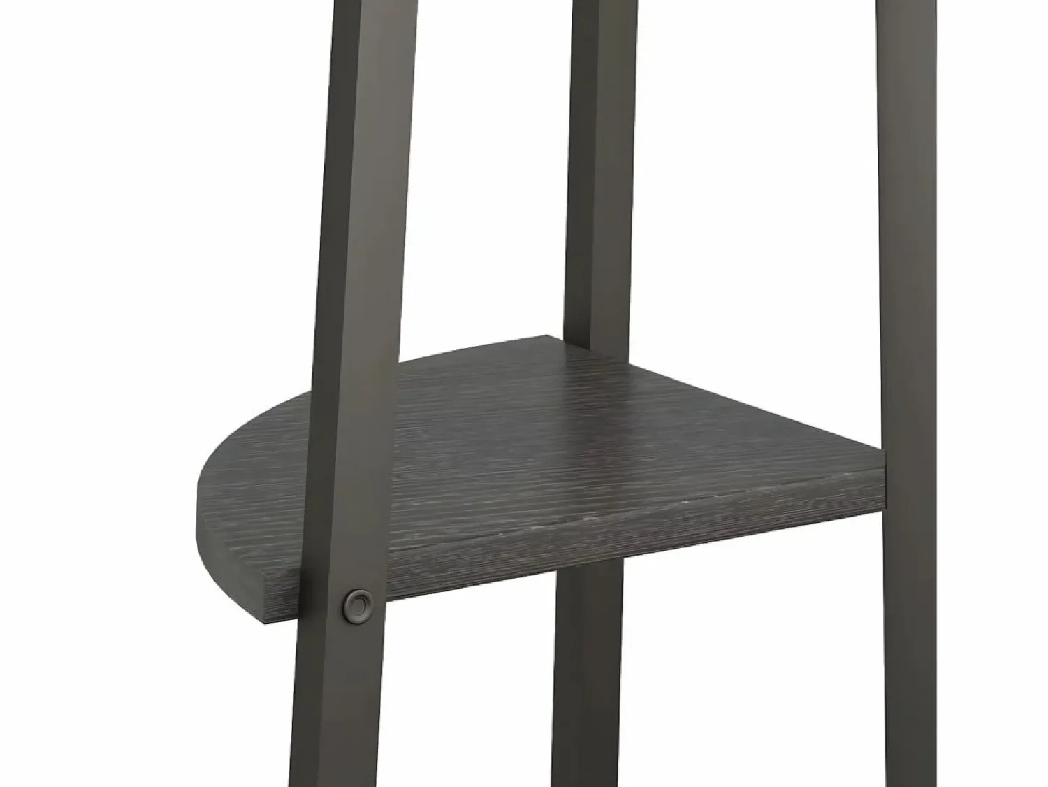 Hot Clicnbuy Estantería de esquina de 5 niveles negra 45,5x31,5x180 cm Negro