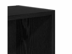 New Clicnbuy Estantería de madera de ingeniería roble 31x24x52 cm Negro