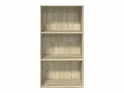 New Estantería de madera de ingeniería roble Sonoma 60x30x114 cm Librería