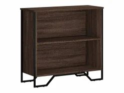 Clicnbuy Estantería de madera de ingeniería marrón roble 80x31x74,5 cm