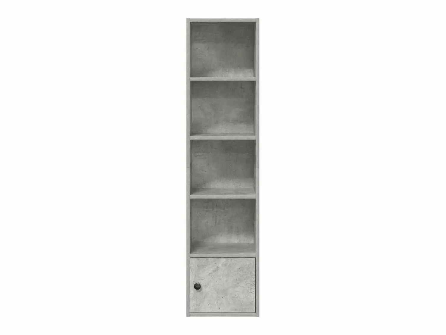 Clicnbuy Estantería de madera de ingeniería hormigón 31x24x127 cm
