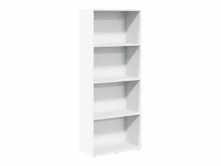 Hot Clicnbuy Estantería de madera de ingeniería blanca 60x30x152 cm Blanco