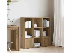 Hot Estantería de madera de ingeniería roble artisan 98x29x97,5 cm Librería