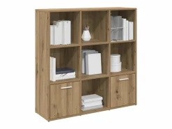 Hot Estantería de madera de ingeniería roble artisan 98x29x97,5 cm Librería