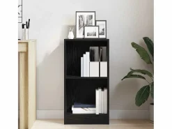 Sale Clicnbuy Estantería de madera de roble 40x24x76 cm Negro