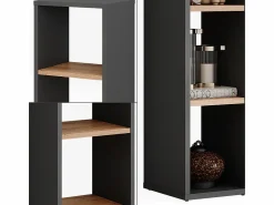 Discount Vicco Estantería de pie antracita/roble dorado 21.6x24x80.1 orlando Gris antracita