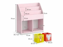 Online Estantería infantil 72x30.7x79 luigi Estantería