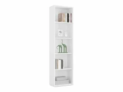 Estantería Librería Estrecha Scaled 197x52x33 cm Blanco
