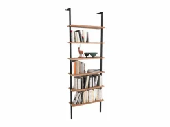 Estantería Librería Rus Pared Roble Safir 60x183x20 cm