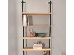 Estantería Librería Rus Pared Roble Safir 60x183x20 cm