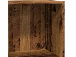 Outlet Clicnbuy Estantería madera de ingeniería color envejecido 60x30x77 cm Marru00f3n