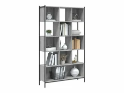 Outlet vidaxl Estantería madera de ingeniería Sonoma 102x28x172 cm Gris