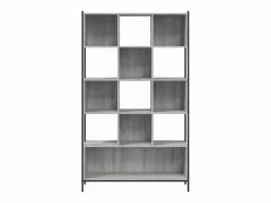 Outlet vidaxl Estantería madera de ingeniería Sonoma 102x28x172 cm Gris