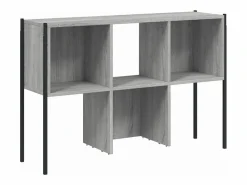 Outlet vidaxl Estantería madera de ingeniería Sonoma 102x28x172 cm Gris