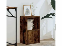 Clicnbuy Estantería madera de ingeniería roble ahumado 31x24x52 cm