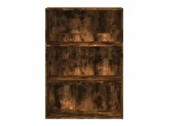 Clicnbuy Estantería madera de ingeniería roble ahumado 80x30x114 cm