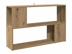 Clicnbuy Estantería madera de ingeniería roble artisan 100x24x63 cm