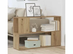 Clicnbuy Estantería madera de ingeniería roble artisan 100x24x63 cm
