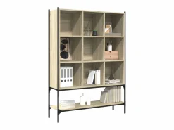 Estantería madera de ingeniería roble Sonoma 102x30x141,5 cm Vitrina