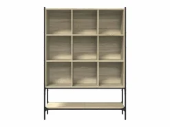 Estantería madera de ingeniería roble Sonoma 102x30x141,5 cm Vitrina