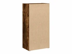 Clearance Estantería madera de ingeniería roble ahumado 40x24x77 cm Librería