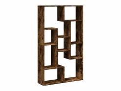 Clicnbuy Estantería madera de ingeniería roble ahumado 72x20x120 cm
