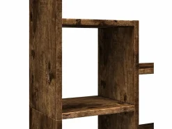 Clicnbuy Estantería madera de ingeniería roble ahumado 72x20x120 cm