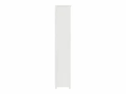 Outlet Estantería madera maciza de pino blanca 80x35x183 cm Librería